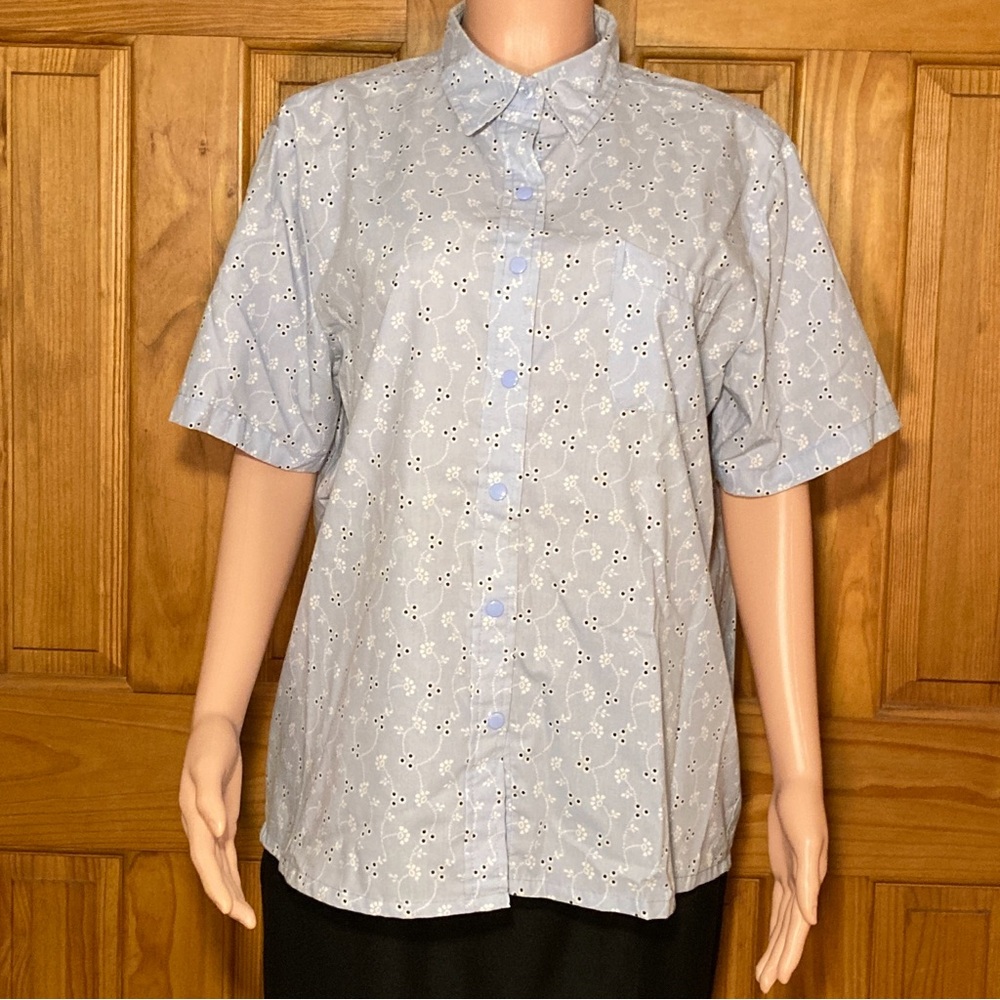 EUC Vintage Boca Bay Top Blouse Women's Size L - Picture 2 of 11